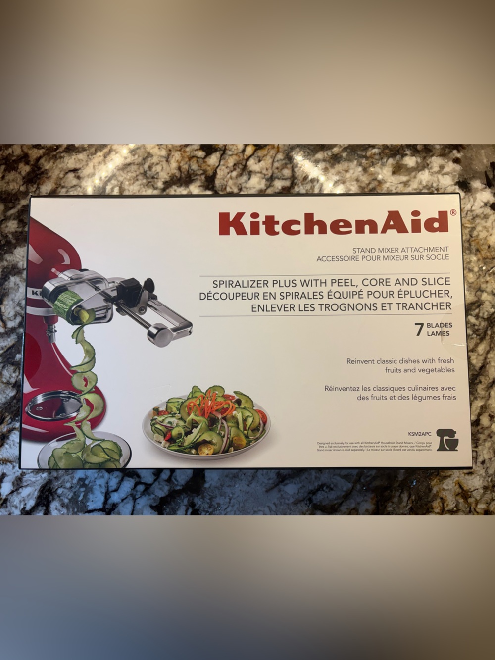 KitchenAid Red Spiralizer Plus Stand Mixer Attachment Never Been Used